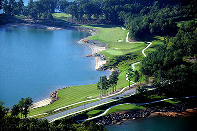 Lanier Islands Golf Course Arial View
